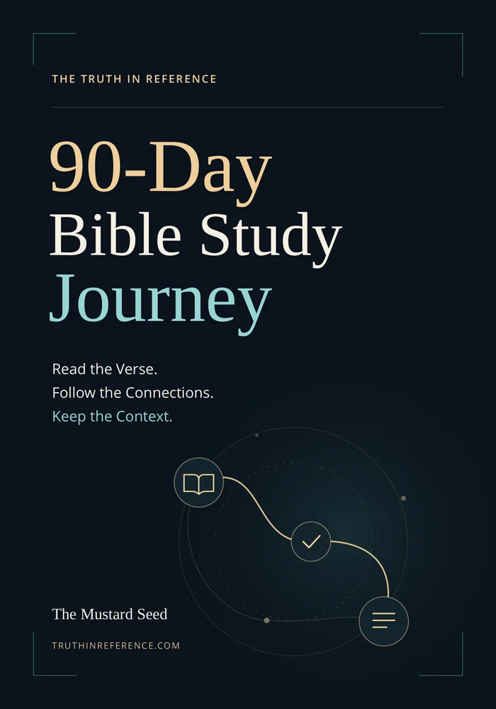 Front cover of The Truth In Reference 90-Day Bible Study Journey